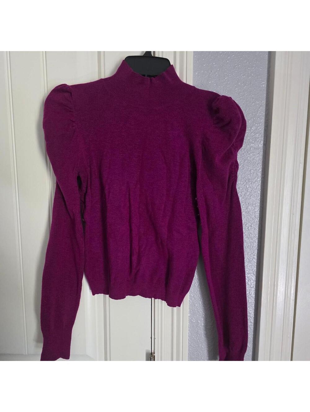 Express Women's Purple and Pink Jumper